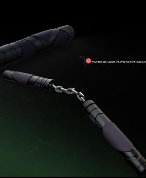 The Batman Baton functional