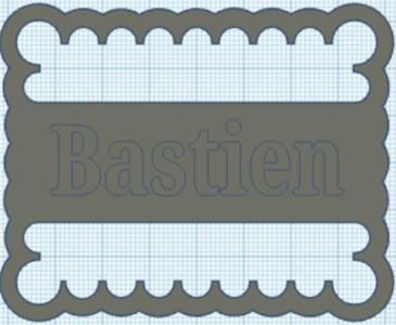 COOKIE CUTTER NAME BASTIEN