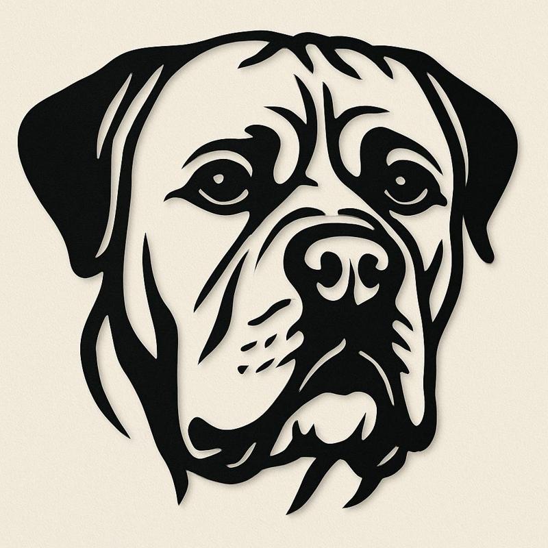 Cane Corso wall silhouette