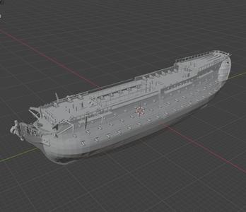 Naval Action - L'Océan 3D Model MINI KIT