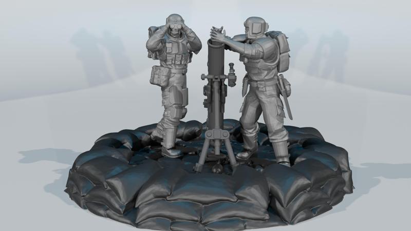 Mortar unit - Astra militarum type 3