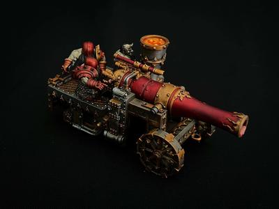 Evil Dwarf Lava Cannon 28mm & 10mm