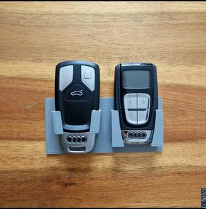 Audi key holder with parking heater