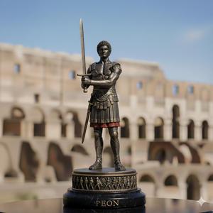 Militar Roman Chess Pawn