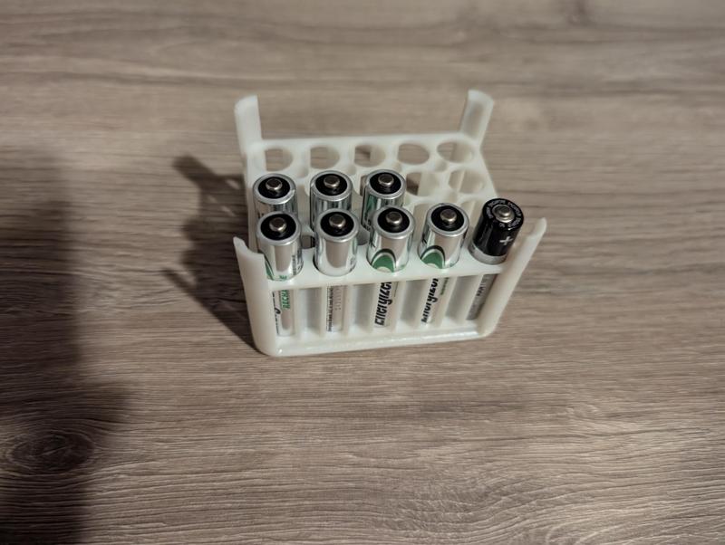 Stackable battery holders