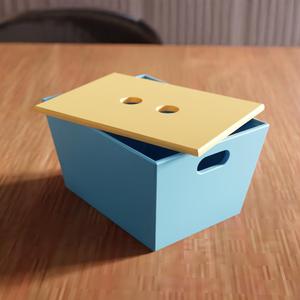 3D Box with Cover STL File - 233
