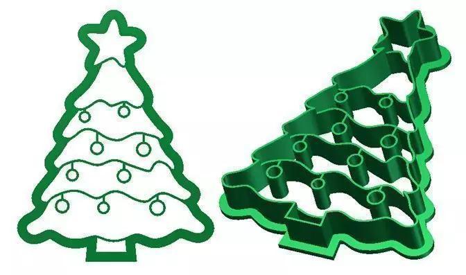 Christmas tree Cookie Cutter