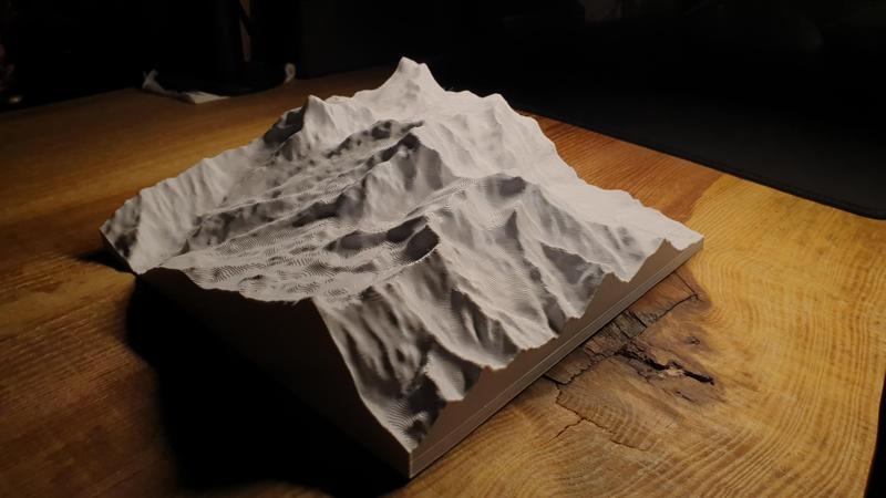 Large Mountain Landscape - Großer Priel, Austria - 3D model Mountain