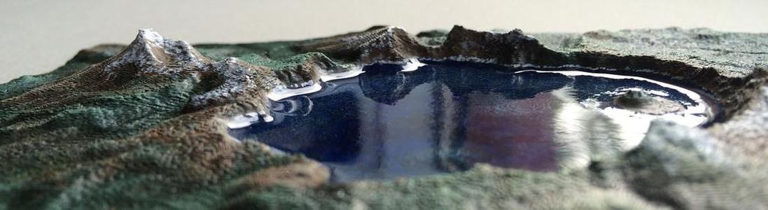 Crater Lake, Oregon - with lake-bed