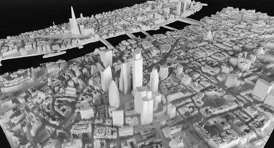 London 3D Model STL
