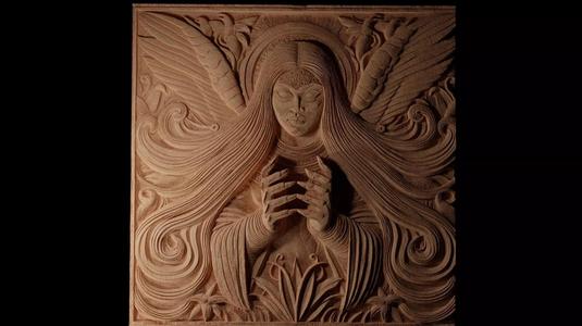 La Ciguapa CNC 3d Print High Relief Sand Casting