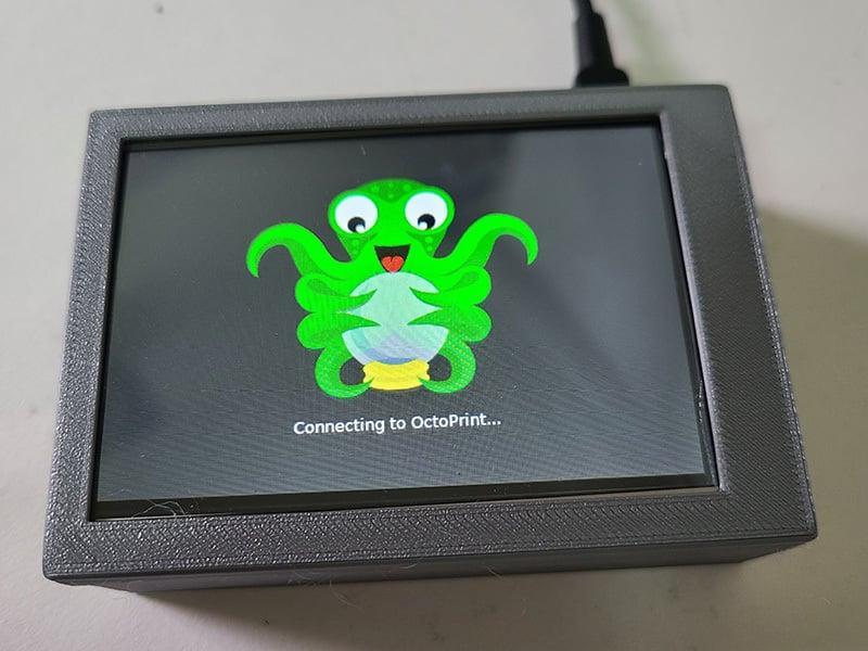 Perfect match Raspberry Pi 3B + Waveshare 3.5 inch Touch LCD enclosure (case) for Octopi