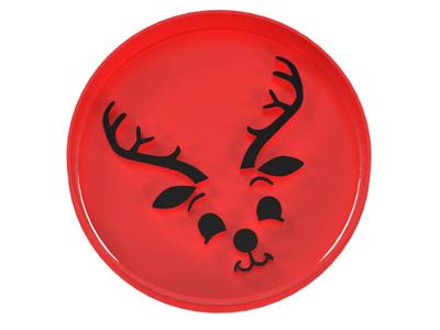 Christmas Reindeer 2 Cookie Cutter