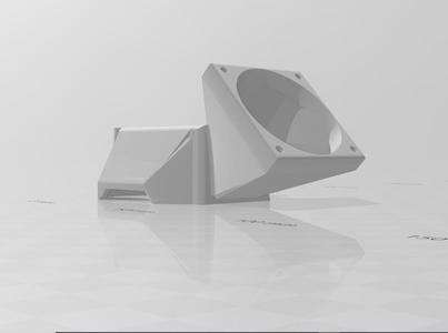 Wanhao D9 nozzle cooling fan V4