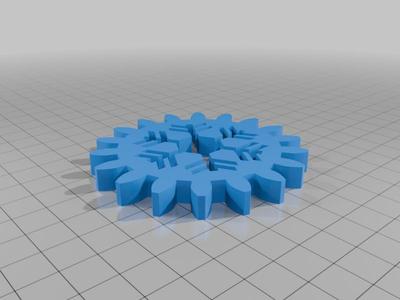Drain Cover Gear Snowflake