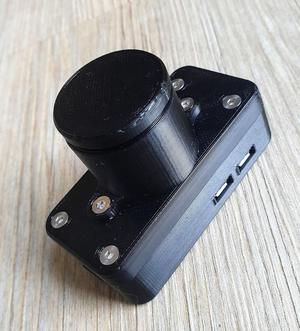 Astro RPi Zero case for 1.25" focuser