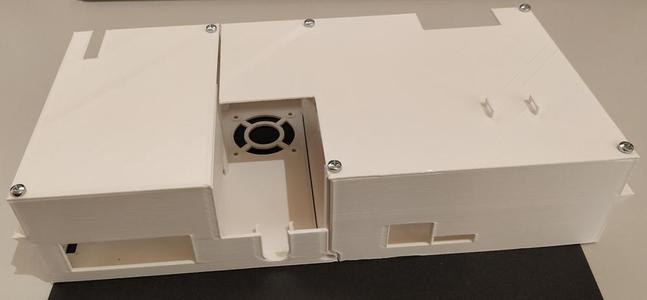 Rear mounted case for Ender 3 Pro with 3DFused Linear Rail Y-axis