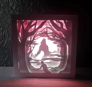 Werewolf Halloween LightBox