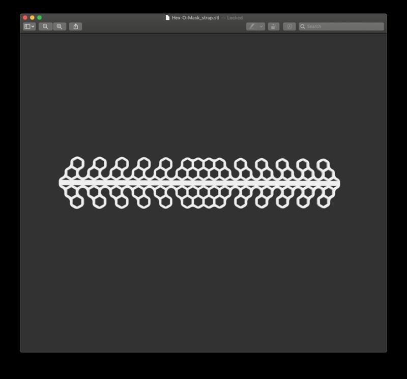 Hex-O-Flex Mask strap