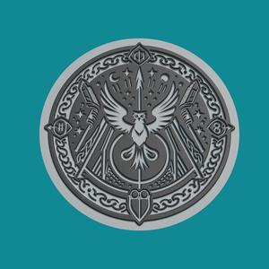 Harry Potter Print Model Harry Potter Medallion Harry Potter Wall Decor