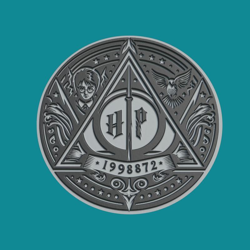 Harry Potter Print Model Harry Potter Medallion Harry Potter Wall Decor