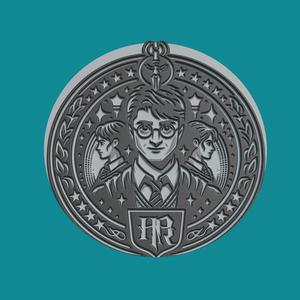 Harry Potter Print Model Harry Potter Medallion Harry Potter Wall Decor