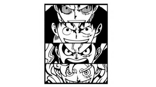 one piece luffy evolution gear