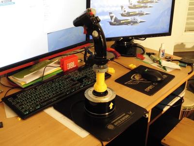 Extension Angle pour joystick WarThog, avec logo -IRRE-