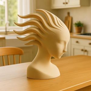 Abstract Wind Hair Sculpture