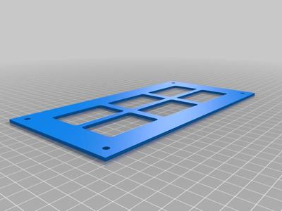 Feller FLF Panel 2x3 Swiss FLF Norm