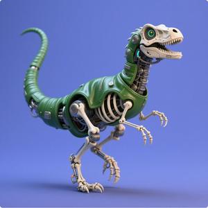 skeleton dinosaur