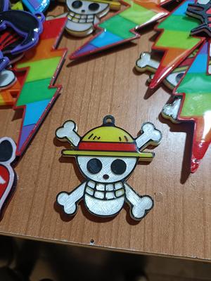 ONE PIECE SKULL KEYCHAIN