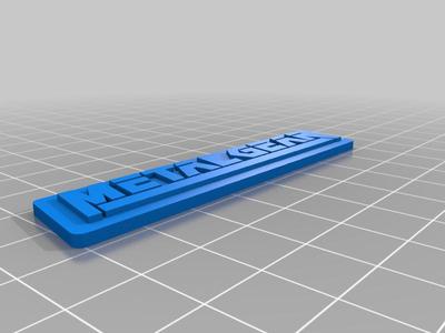 Metal gear keychain