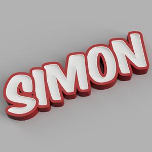 NAMELED SIMON - LED LAMP WITH NAME