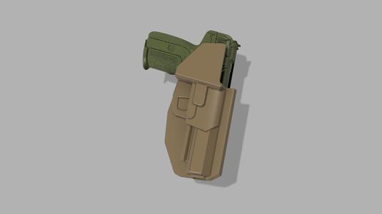 FN 5.7 (FIVE-SEVEN) OWB/DUTY COMPRESSION MOLD