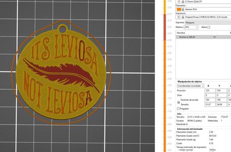 Key ring leviosa