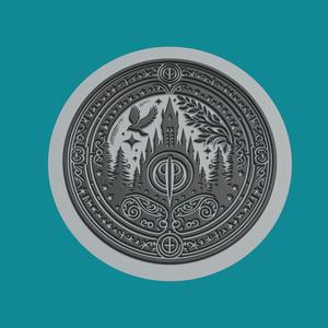 Harry Potter Print Model Harry Potter Medallion Harry Potter Wall Decor