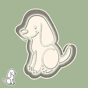 Animals cookie cutters - dog (style 8)