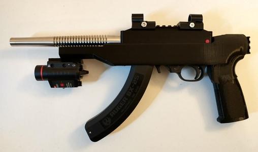 Ruger 10/22 Stock With Rail