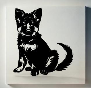 German Shepherd Puppy 2D