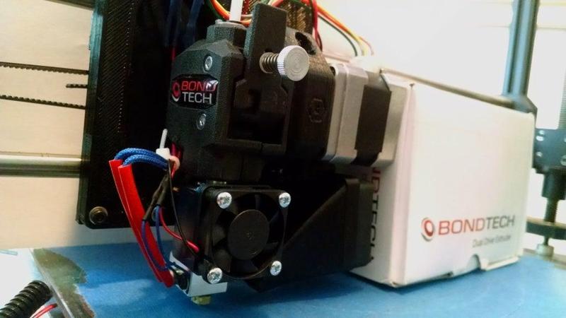 LulzBot Taz 4-5 E3D Direct Drive BondTech Extruder Mount
