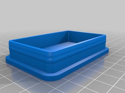 Parametric rectangular tubing plug cap