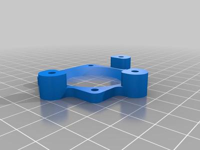Elegoo Mars 2 Pro Fan Adapter - standoffs ready remix