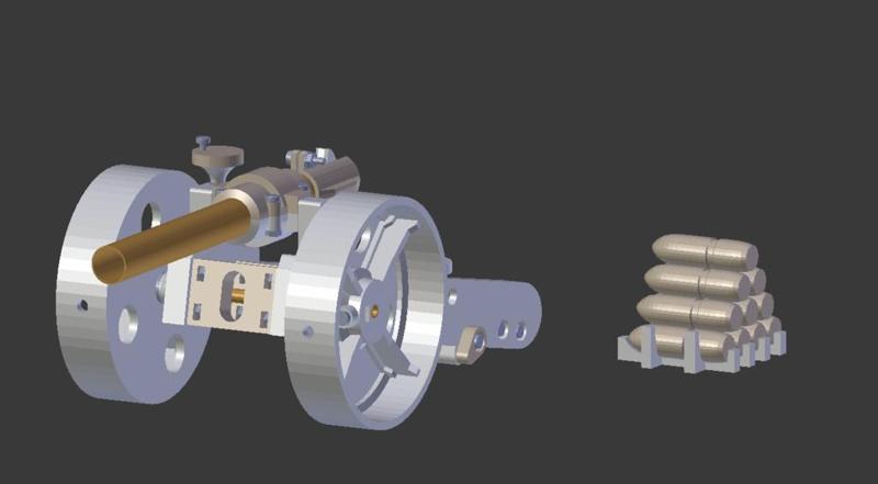 Rubber Band Powered Toy Cannon