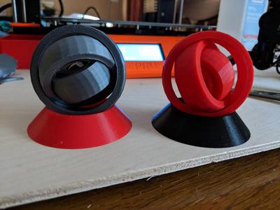 Stand for Rotating Rings Toy