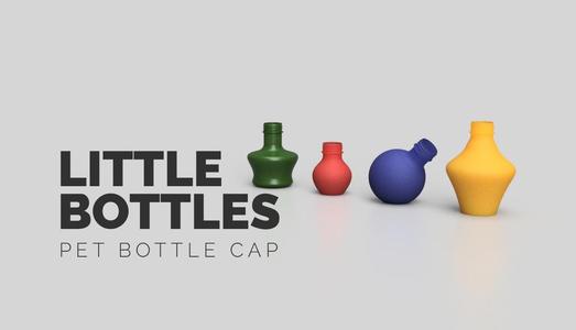 Tiny bottles with PET Bottle Cap Size