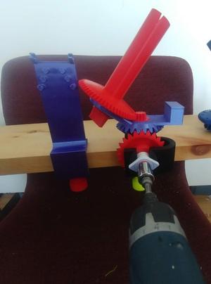 Yarn/Wool Winder All printed power tool driven