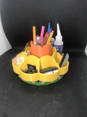 Spinning Carousel Desk Organizer