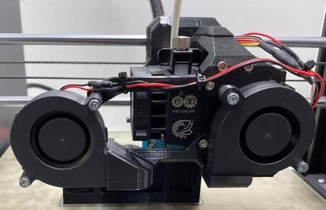 e3d hemera bearmera dual fan upgrade with bltouch