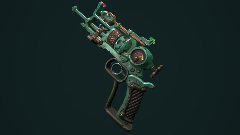 Steampunk revolver